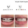 10Pcs Diamond Bur Dental Material Teeth Whitening Denture Acrylic Teeth  Ornament Oral Hygiene Tooth Decoration
