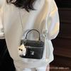 Woven box bag niche design 2025 new shoulder messenger bag women's bag high-end exquisite chain small bag