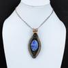 Sodalite Gemstone Pendant Copper Wire Wrapped Pendant Mahogany Obsidian And Blue Sunstone Pendant Handmade Copper Jewelry Pendant For Women