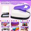 3pcs Paper cutter for crafts Hole Puncher Punches Tool Set 3/8 5/8 1 inch Butterfly Paper Shape for card making custom scrapbook