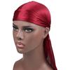 3 комплекта мягких шелковистых повязок Durag с длинным хвостом для мужчин, байкерский головной убор с шапкой-бини
