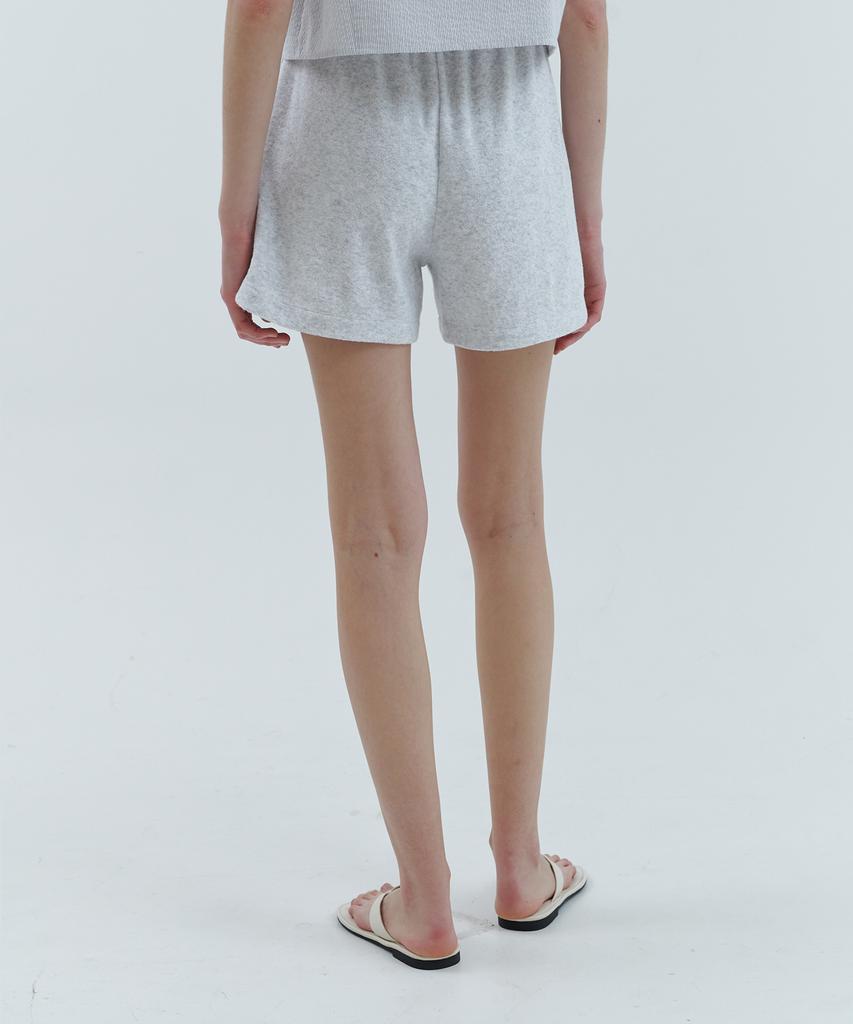 STEP AROUND Terry Half Pants_Light Gray