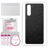 apgo Protective Skin Sticker for the Back Compatible with Oppo Reno3 Pro CPH2035, Wrap Film, Foil, Vinyl - Pattern Black Honeycomb