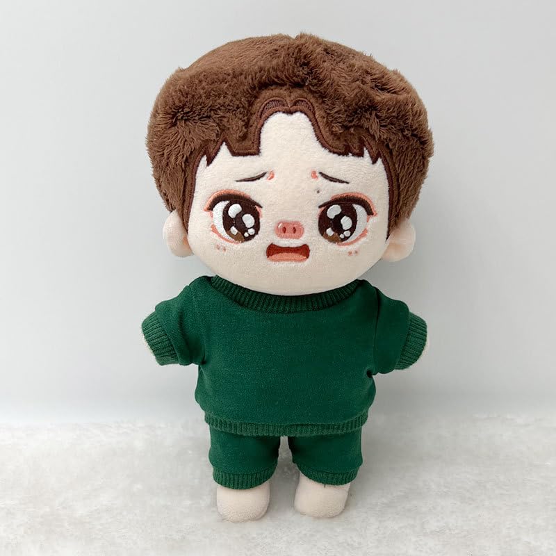 AXLUCE Plush Clothes Sweatpants Plush Toy Clothes 20cm Doll - - - (Dark Green, 20cm)