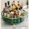 Органайзер для вращающегося стола Lazy Susan, вращающийся органайзер для шкафа, кухни, кладовой, обеденного стола, столешницы, туалетного столика, вращающийся контейнер для хранения продуктов