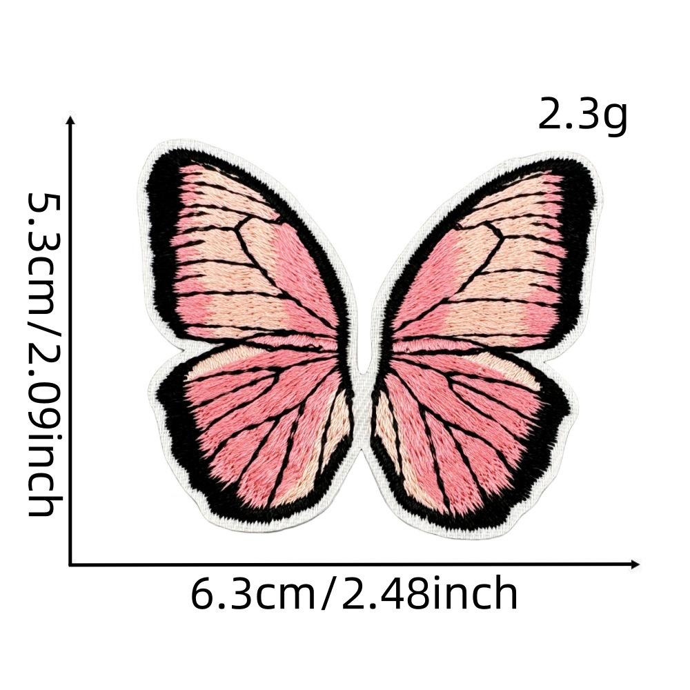 Милая однотонная мультяшная вышивка, тканевая наклейка, компьютерная вышивка, приутюживаемая тканевая наклейка, вышитая нашивка, модель с термоклеем