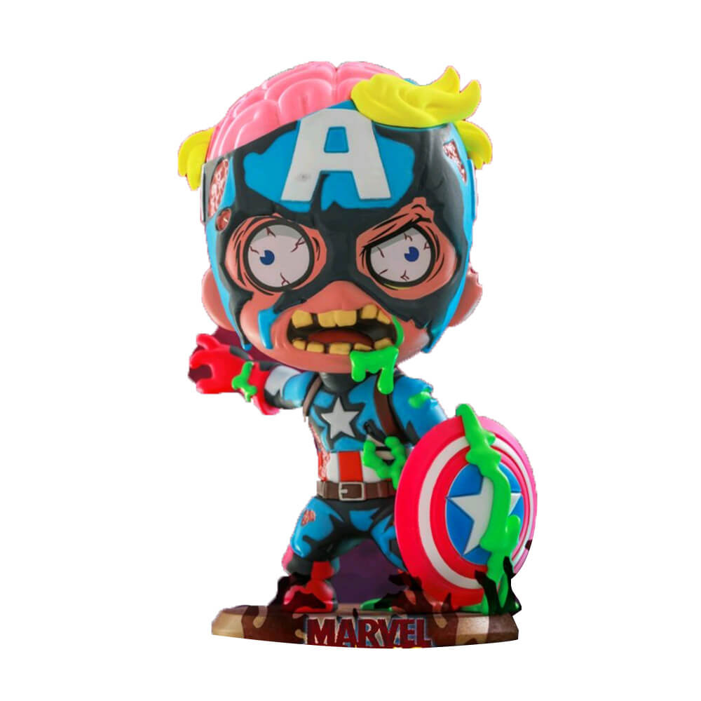Marvel Zombies Капитан Америка Флуоресцентный Cosbaby