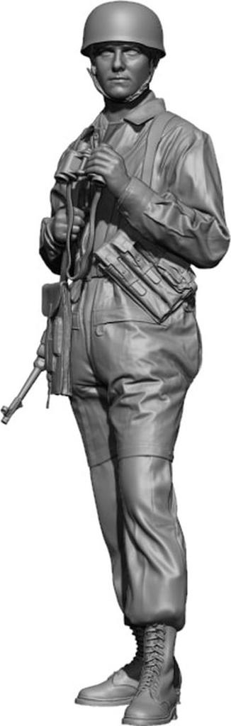 H3 Model WW2 German Battlefield Inspection Resin Kit HS24087 1/24 Fallschirmjäger #2 (person)