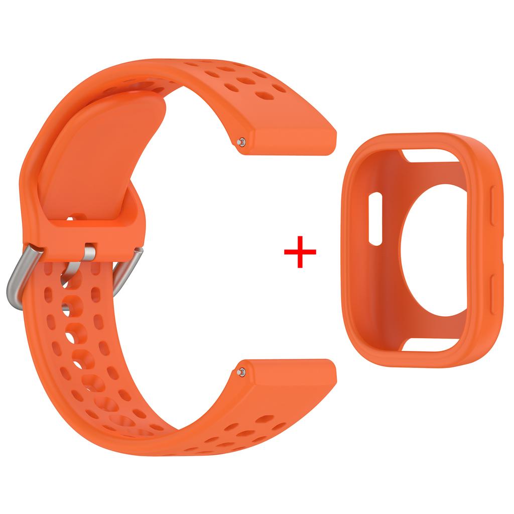 Оригинальный силиконовый+чехол для Amazfit Bip 6, аксессуары для ремешка, мягкий дышащий ремешок Correa+защитная накладка-бампер для браслета Amazfit Bip6