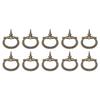 10Pcs Screw Thread Pull Handles Retro Single Hole Jewelry Case Gift Box Knob Bronze