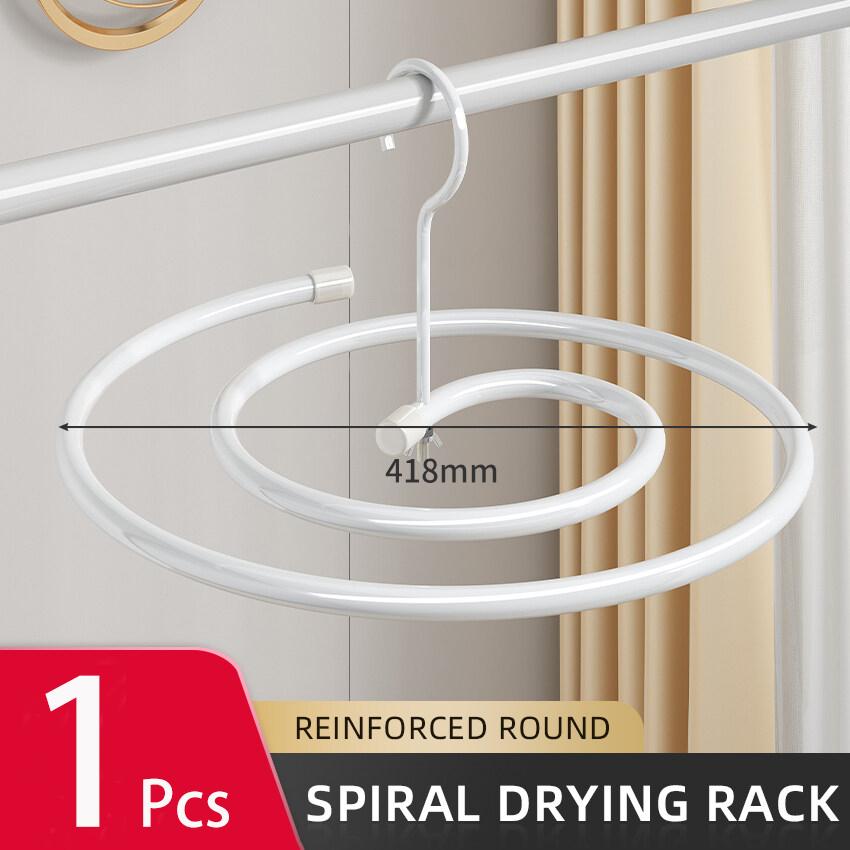 Round Spiral Quilt Sheets Hanger Bed Linen Covers Rotating Drying Rack Clothes Blacket Holder Outdoor Household Balcony Hanging