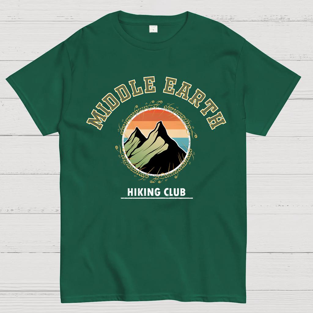 Middle Earth Hiking Club Cotton Summer Casual Cool Loose T-Shirt