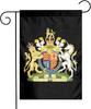 UK England Royal Coat of Arms United Kingdom Garden ag Double Sided 12x18 Inch Outdoor Decorative ag Fade Resistant Bann ZZU
