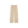 T7 Relaxed Track Pants With Color Block Embroidery Design Women Pants Light-Brown 624216-83
