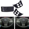 3pcs Car-styling ABS Carbon Fiber Texture Interior Steering Wheel Panel Cover Trim For VW Golf 5 MK5 Passat B6 Jetta MK5 Tiguan