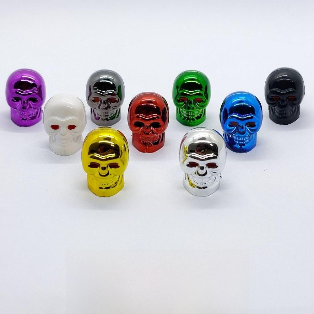 1Pc Antirust Copper Core Valve Stem Cap Skull Style Tire Valve Cap Bike Tires Valve Caps  Motorcycle