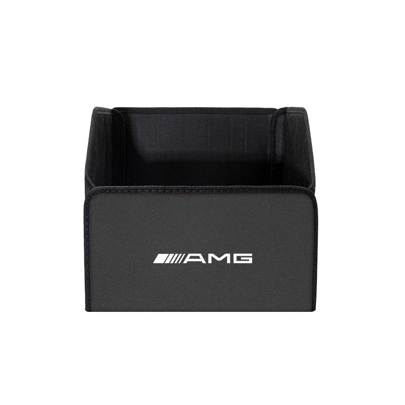 Car Leather Storage Box Auto Trunk Organizer Bag Accessories For Mercedes Benz AMG GLC W203 W206 W220 W205 W211 W212 W201 W210