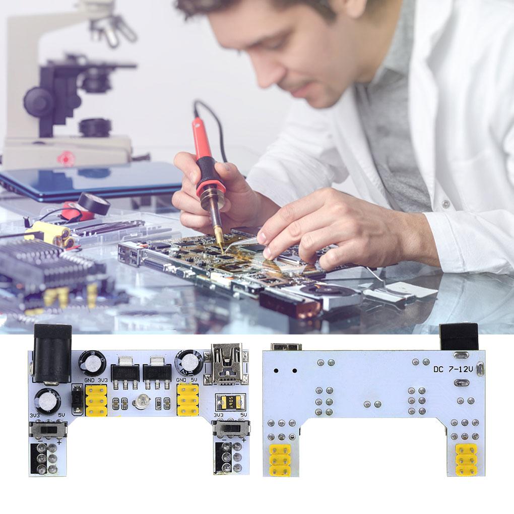 Breadboard Power Module Solderless Bread Board Wire Modules Spare Parts Electronic Modification Component Accessory
