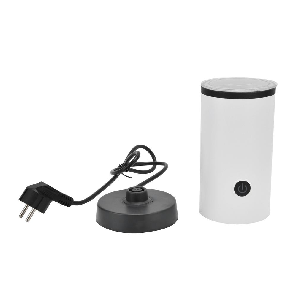 Milk Frother Mini Automatic Coffee Low Noise Foaming Machine for Cappuccino Latte Coffee White