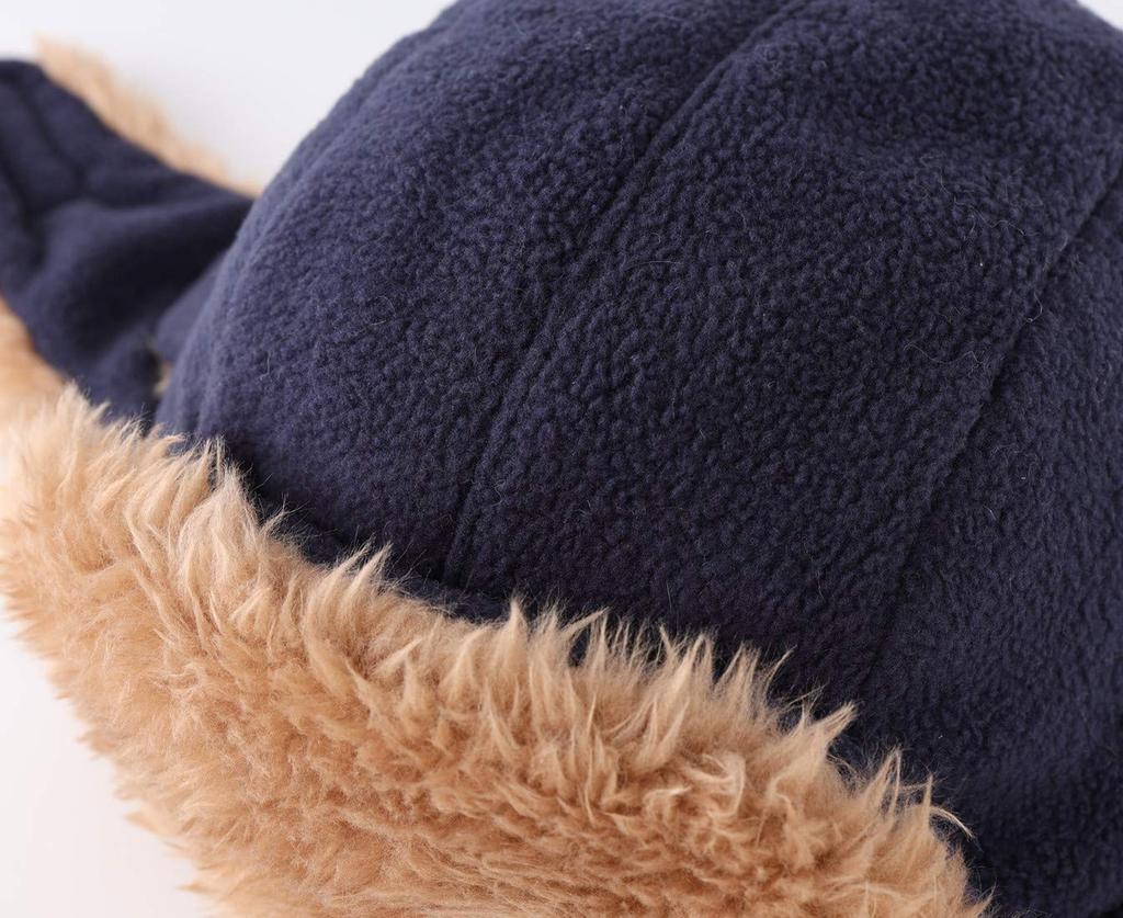 Conectaile Детская Зимняя Теплая Шапка с Ушками для Активного Отдыха и Холодная Шапка-Авиатор для Погоды Темно-синего Цвета, Мальчики, Лыжи,