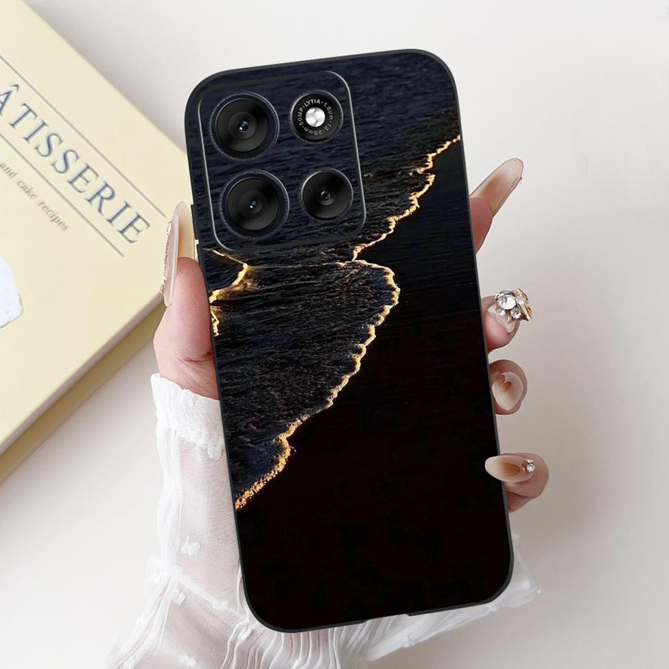 5G For Motorola Moto G56 G86 Cover For Motorola Moto G86 Case Silicone Fashion Butterfly Luxury Cute Funny Painted Back Cover