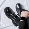 Men Shoes Big Head Leather Shoes Classic Platform Male Oxfords Shoes Lace-Up Personality Coiffeur Shoes Man Social Dress Shoe
