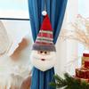 Рождественская пряжка-подхват для штор 3D Санта Снеговик Олень Мультяшная кукла Застежка для подхвата штор для гостиной Дома Гостиницы Оконный декор