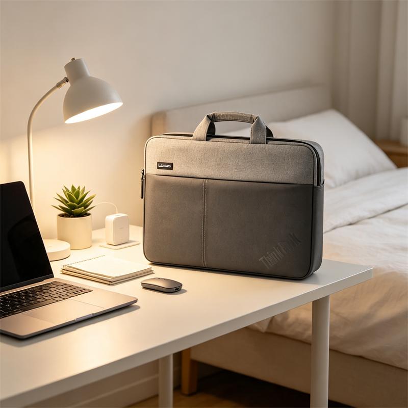 Lenovo ThinkBook TB521 Laptop Bag 15.6 Inch, Waterproof Scratch‑Resistant Nylon Business Briefcase, Shoulder & Hand‑Carry Notebook Bag