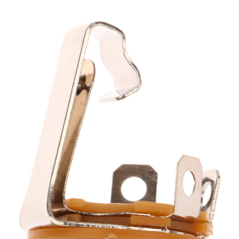 6.35 6.5 Моно аудио кабель штекер штекер шасси припой адаптер 5 шт 6.35 мм 2-контактный полюс 1/4" гнездовой разъем питания для монтажа на панель