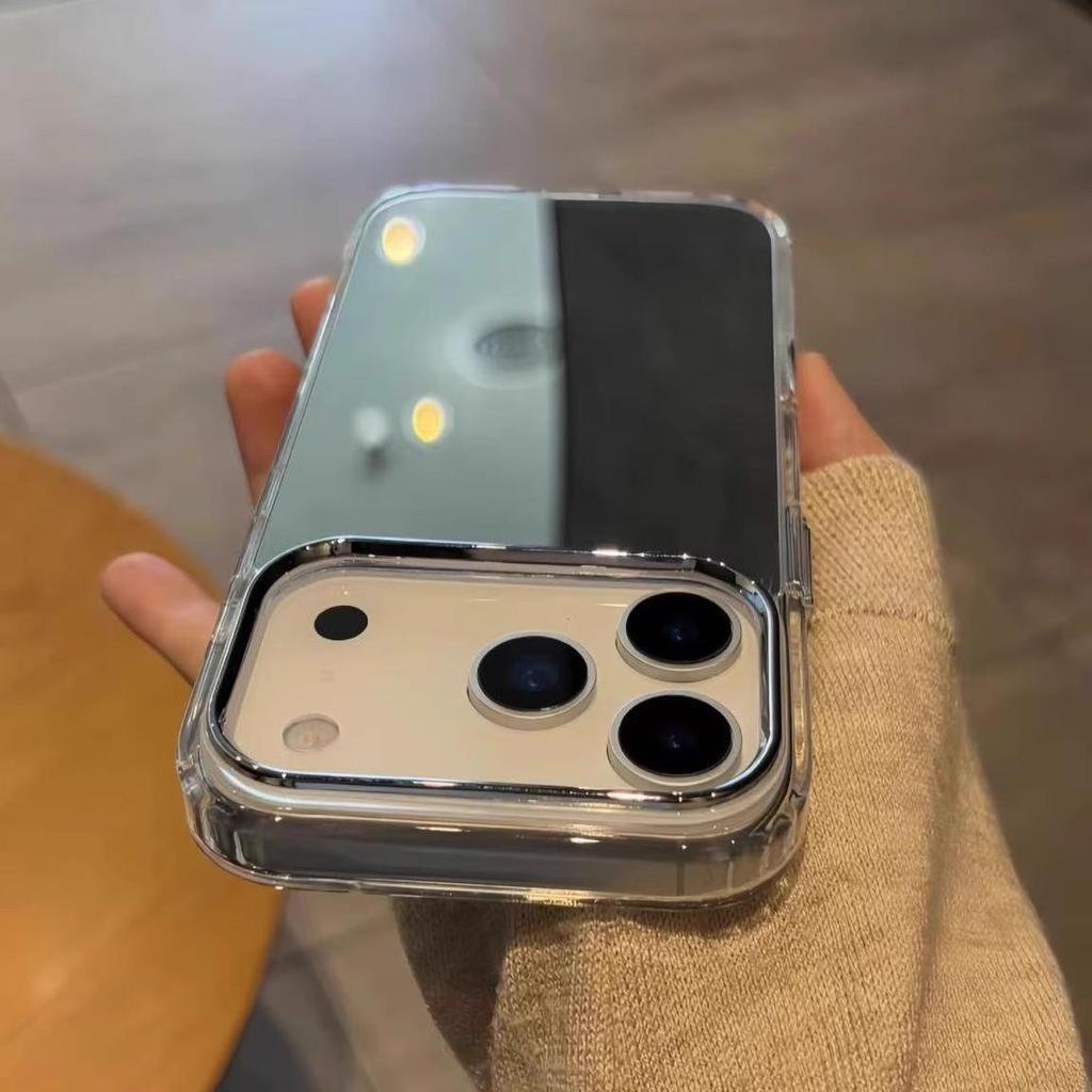 iPhone 17 Pro and 17 Pro Max Painted Makeup Mirror Phone Case