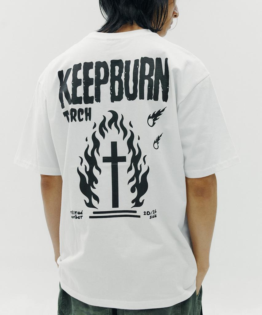 Футболки Tochi Keep Burn Белые