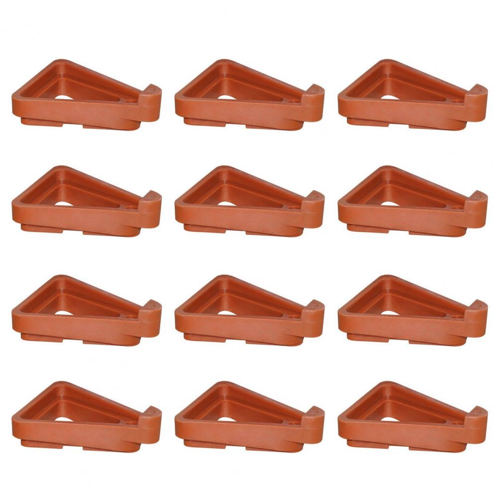 12Pcs Pot Raising Pad Durable Water Saving Gardening Resin Pot Feet Triangle Garden Plant Flower Pot Feet Stand