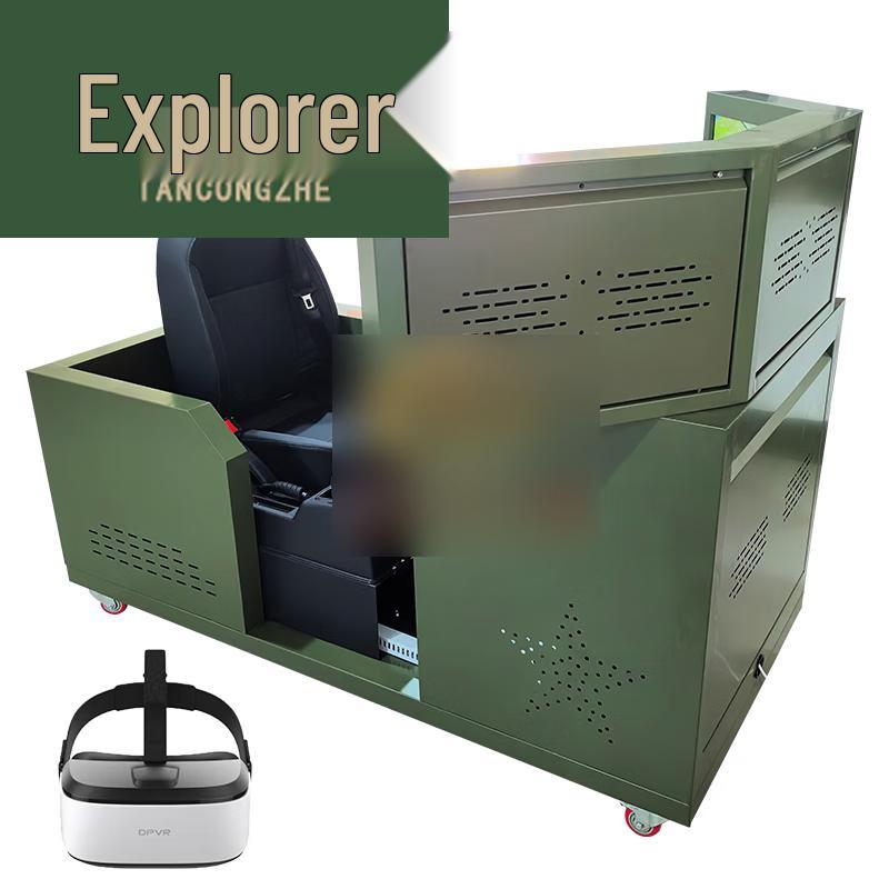 Static Single-seat VR Car Driving Simulator