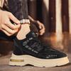 Осенние высокие мужские туфли для инструментов Толстая подошва Износостойкая Модная универсальная повседневная обувь Модная нескользящая обувь для отдыха на открытом воздухе
