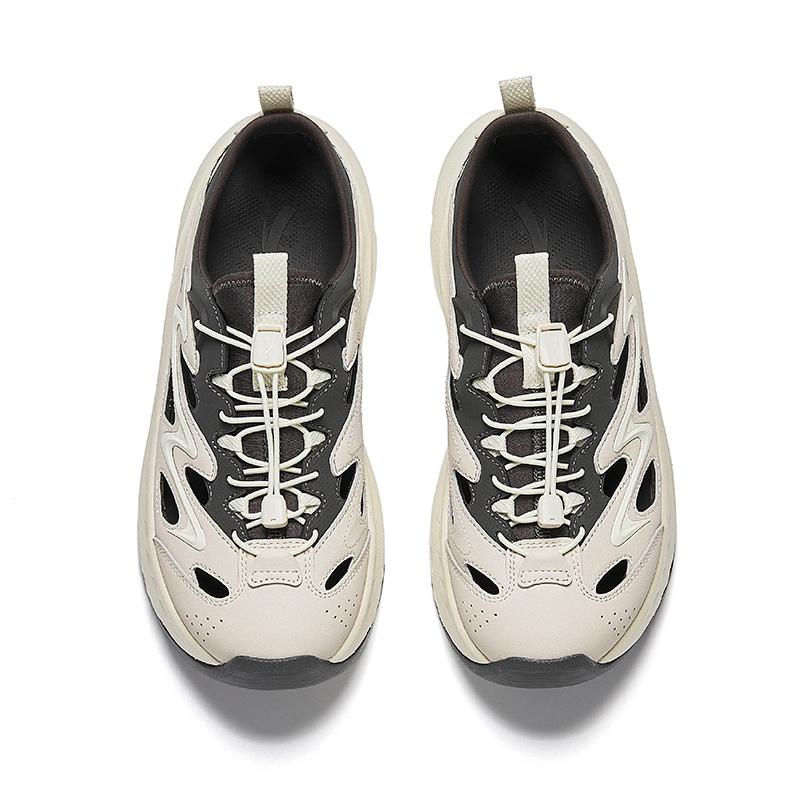 Anta Удобные Универсальные Походные Сандалии Легкие Дышащие Нескользящие Водные Туфли Мужские Сандалии Светло-серые 912528522-10