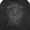 Studded Spiderweb Zip-Up Hoodie Men Loose Fit Cotton Long Sleeve Casual Streetwear