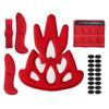 Universal Replacement with Insect Net Foam Pads Set Protection Sponge Pad Helmet Inner Padding Kit
