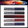 3D Car Styling Metal Limited Edition Decorative Adhesive Emblem Rear Trunk Badge Fender Sticker Body Decal Car Accessories Nameplate