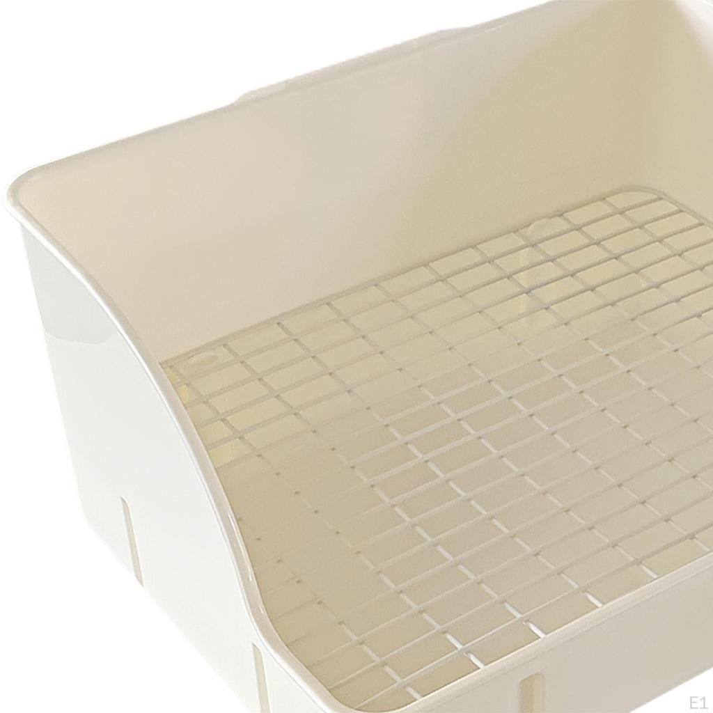 for Small Animal Bunny Guinea Pig Galesaur Ferrets Corner Litter Pan Potty Trainer Pets Cage Toilet