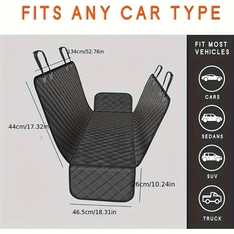 1pcs Dog Car Seat Cover Waterproof Durable - Scratch Resistant Pet Seat Protector with Non-Slip for SUV Sedan
