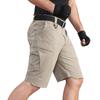 Летние мужские легкие тактические шорты, быстросохнущие, дышащие, эластичные, для активного отдыха, походов, кемпинга, военные шорты-карго с множеством карманов