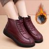 Womens Winter Warm Plush Cotton Boots Non Slip Soft Sole Thick Insulation Elderly Mom Grandma Snow Boots