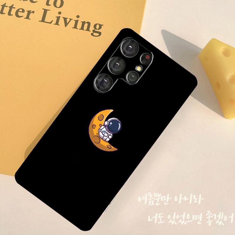 Чехол-накладка Звездный Астронавт Милый для Samsung Galaxy S24 S25 Ultra S9 S10 S20 S22 S21 Plus S23 FE Задняя крышка