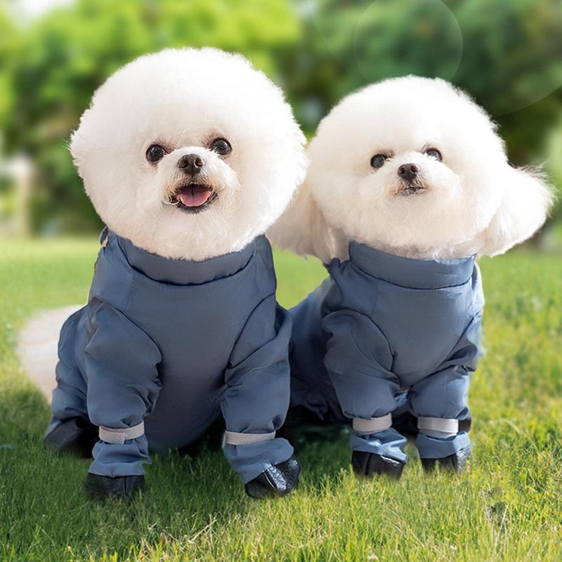 Водонепроницаемые ботинки для собак с подтяжками, регулируемые ботинки для собак, обувь для питомцев, грязезащитные, противоскользящие и водонепроницаемые, мягкие