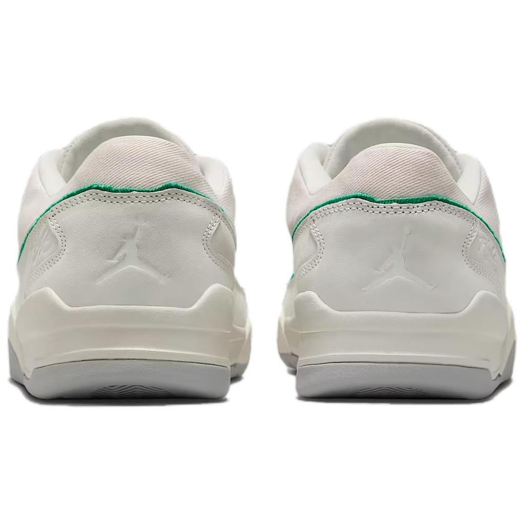 Jordan Flight Court Удобные Универсальные Дышащие Низкие Ретро Баскетбольные Кроссовки Мужские кроссовки Off-White Зеленый IH3365-030
