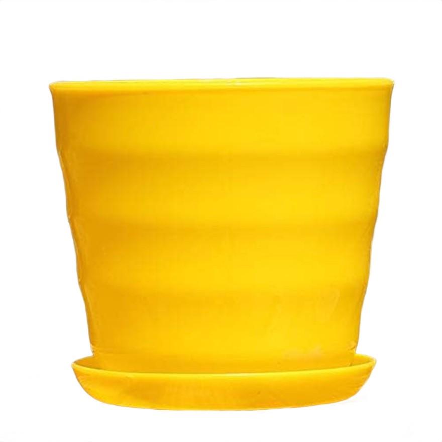 Горшок для цветов с дренажом Имитация цветочных горшков Стильные кашпо
