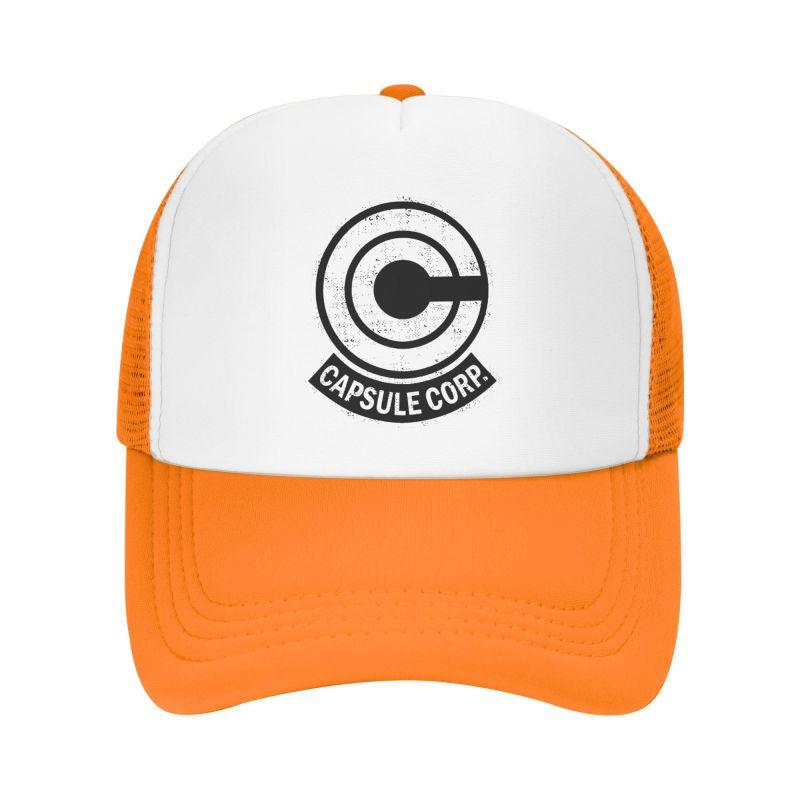 Сетчатая бейсболка Capsule Corp Унисекс Хип-хоп Snapback Кепки Летняя Дышащая Кепка-козырек Аниме DBZ Тракер Регулируемые Кепки