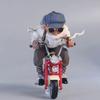 13cm Anime Figure Son Goku Master Roshi Locomotives PVC Action Kame Sennin Motorcycle Toys for Children Collector