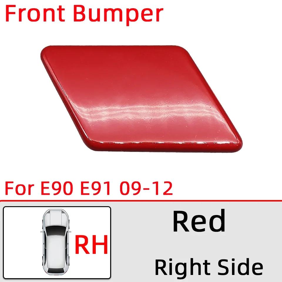 Headlamp Washer Nozzle Cover For BMW 320 325 328 330 335 E90 E91 LCI 2005-2008 2009-2012 Car Headlight Water Spray Lid Painted