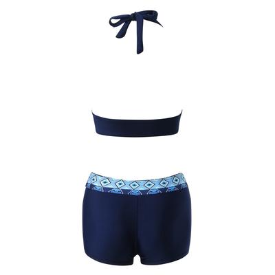 Купальник раздельный купальник из двух частей боксеры бретельки бикини консервативный купальник купальник крест